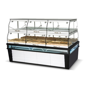 R&Double-sided display bread display cabinet