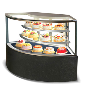 R&New fan-shaped corner cake refrigerator