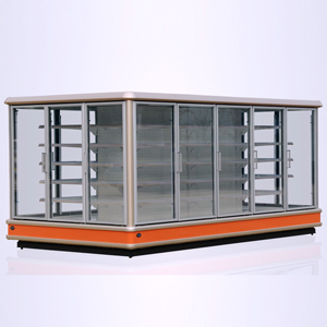 SG16CL four-sided glass cabinet